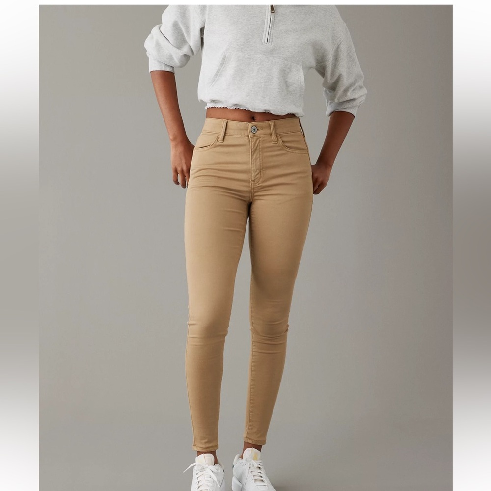 American Eagle Outfitters Tan Jeggings